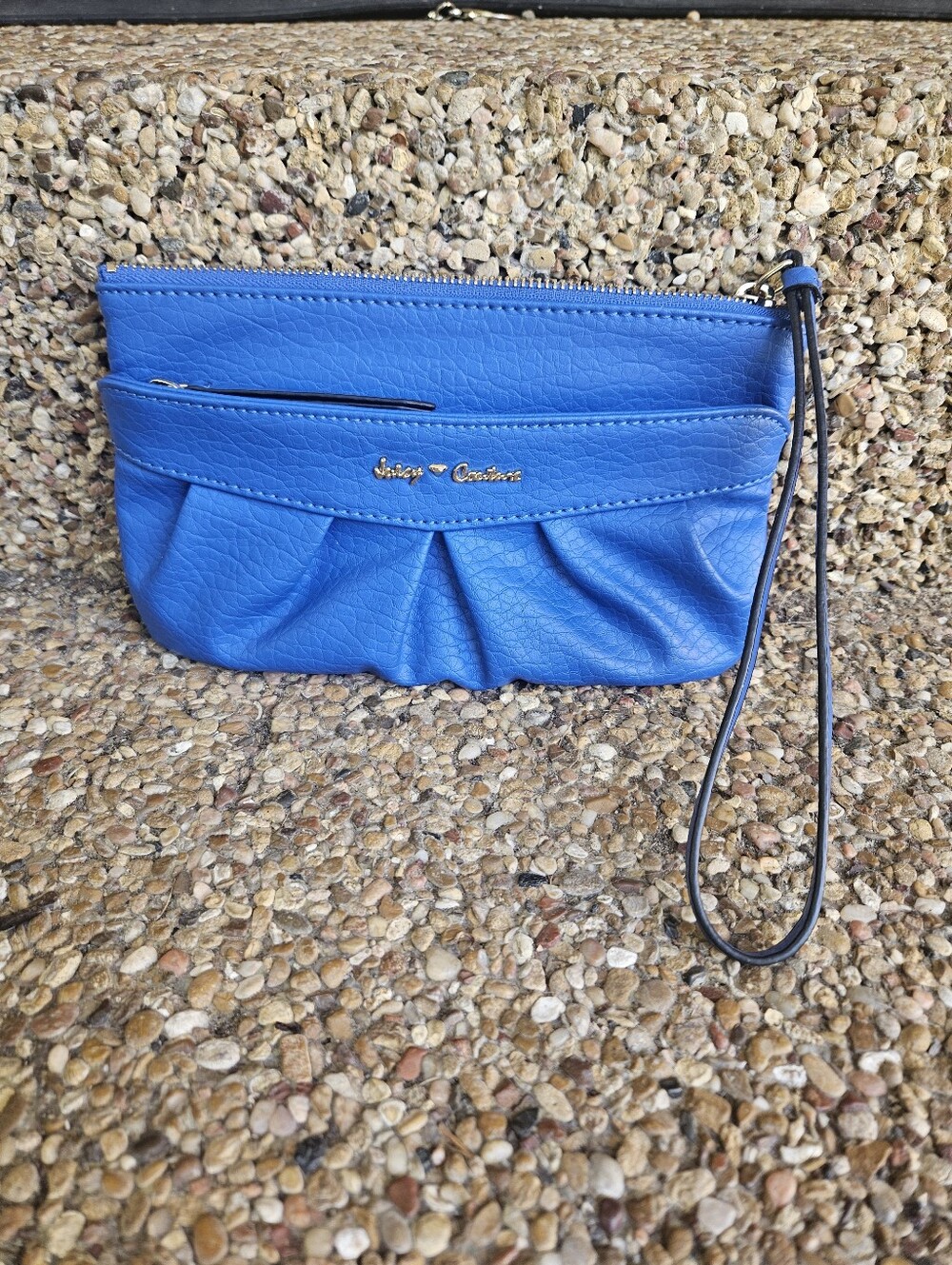 Juicy Couture Vintage Royal Blue Wristlet